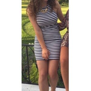 Striped Bodycon Dress